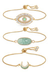 Jules 3-Piece Bolo Bracelet Set