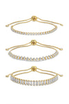 Alice 3 Piece CZ Bracelet Set