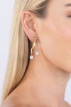 Astrid Golden Drop Earrings