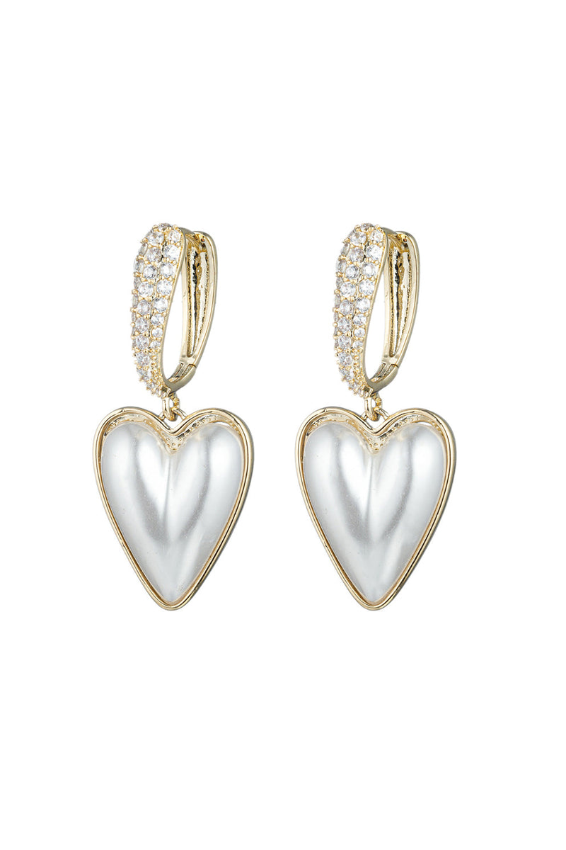 Anna Heart Drop Earrings