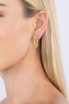 Gianna Bean Loop Earring