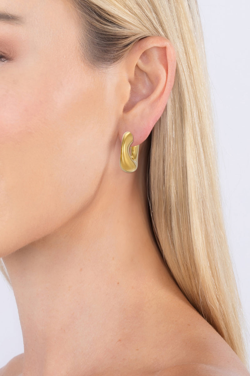 Gianna Bean Loop Earring