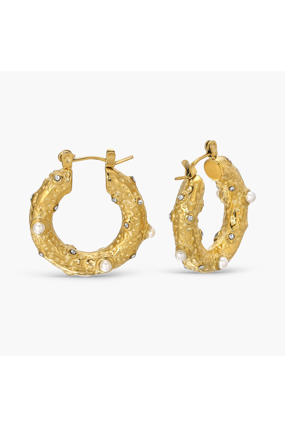 Bella Loop Golden Drop Earring