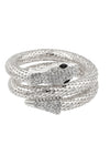 Silver Snake Wrap Bracelet