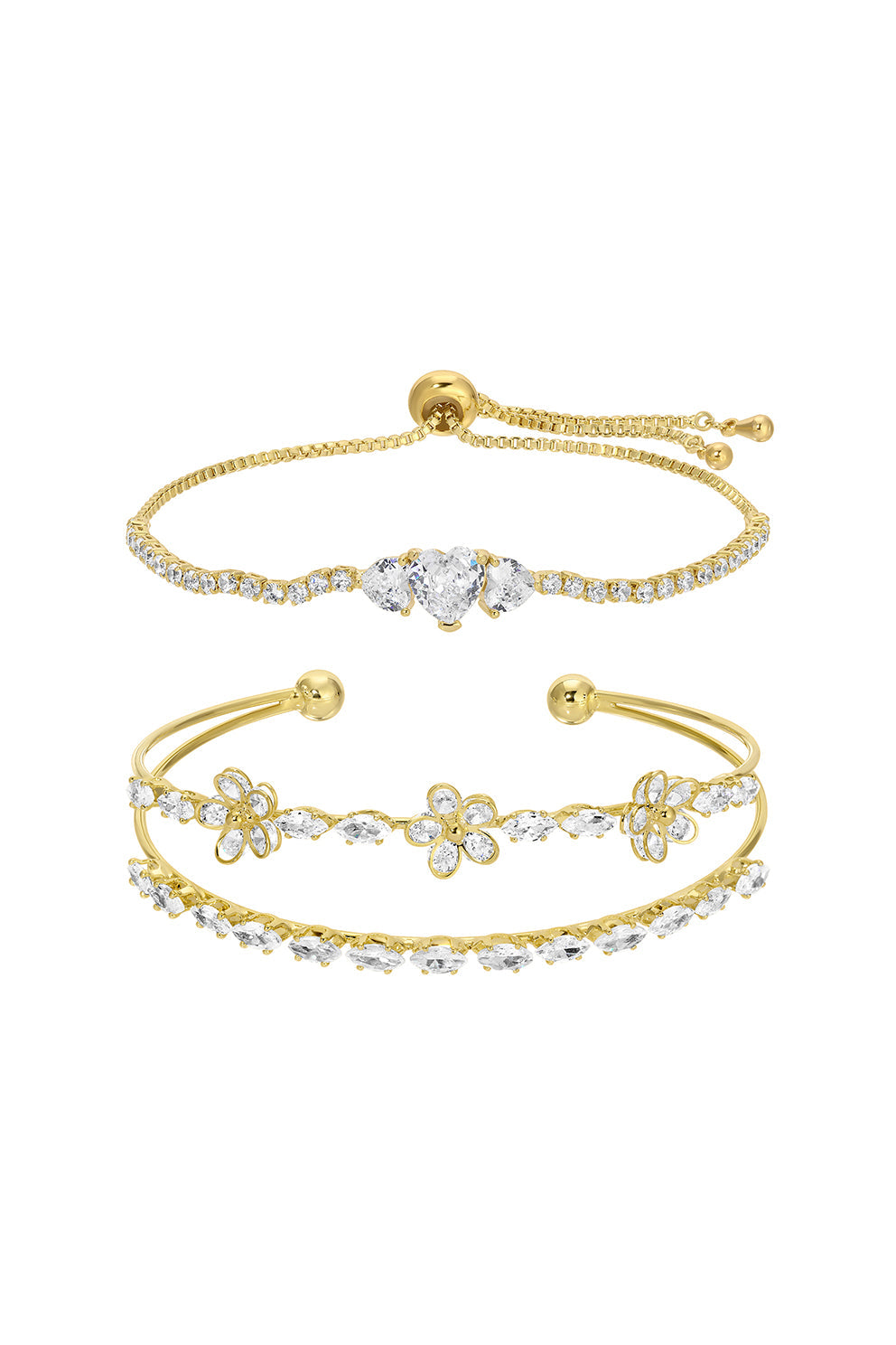 Summer Love CZ Bracelet Set