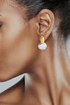 Ava Two Tone Earrings