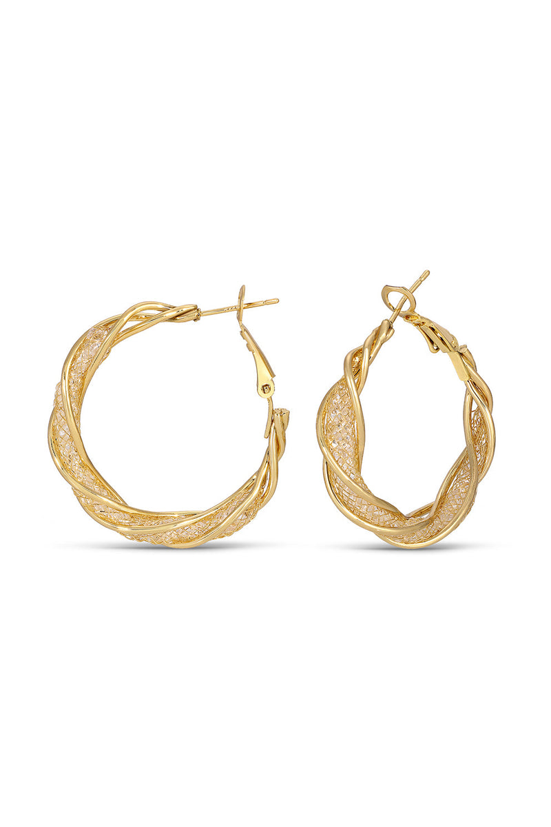 Luna Twist Loop Earring