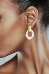 Adalee Clear Acrylic Earring Drop