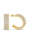 Isla Sparkling CZ Loop Earring