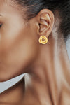 Faith Gold Tone Earring