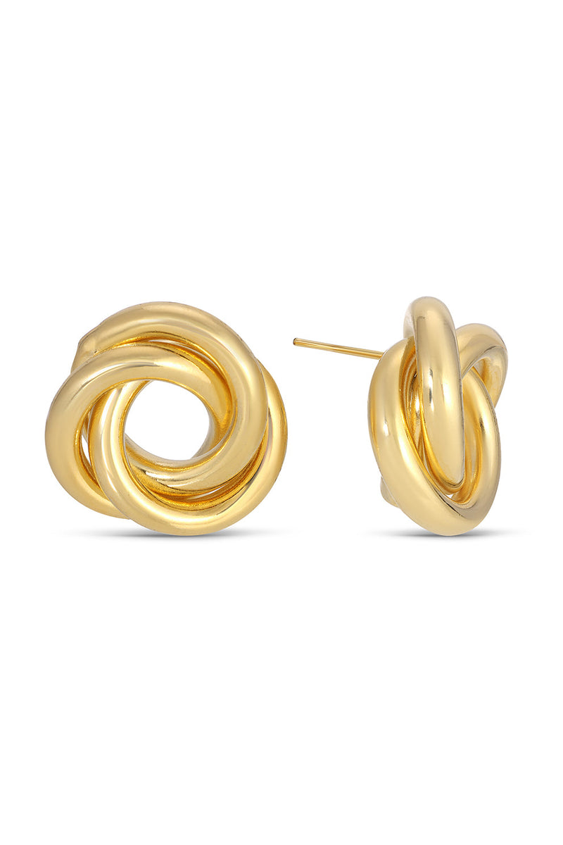 Faith Gold Tone Earring