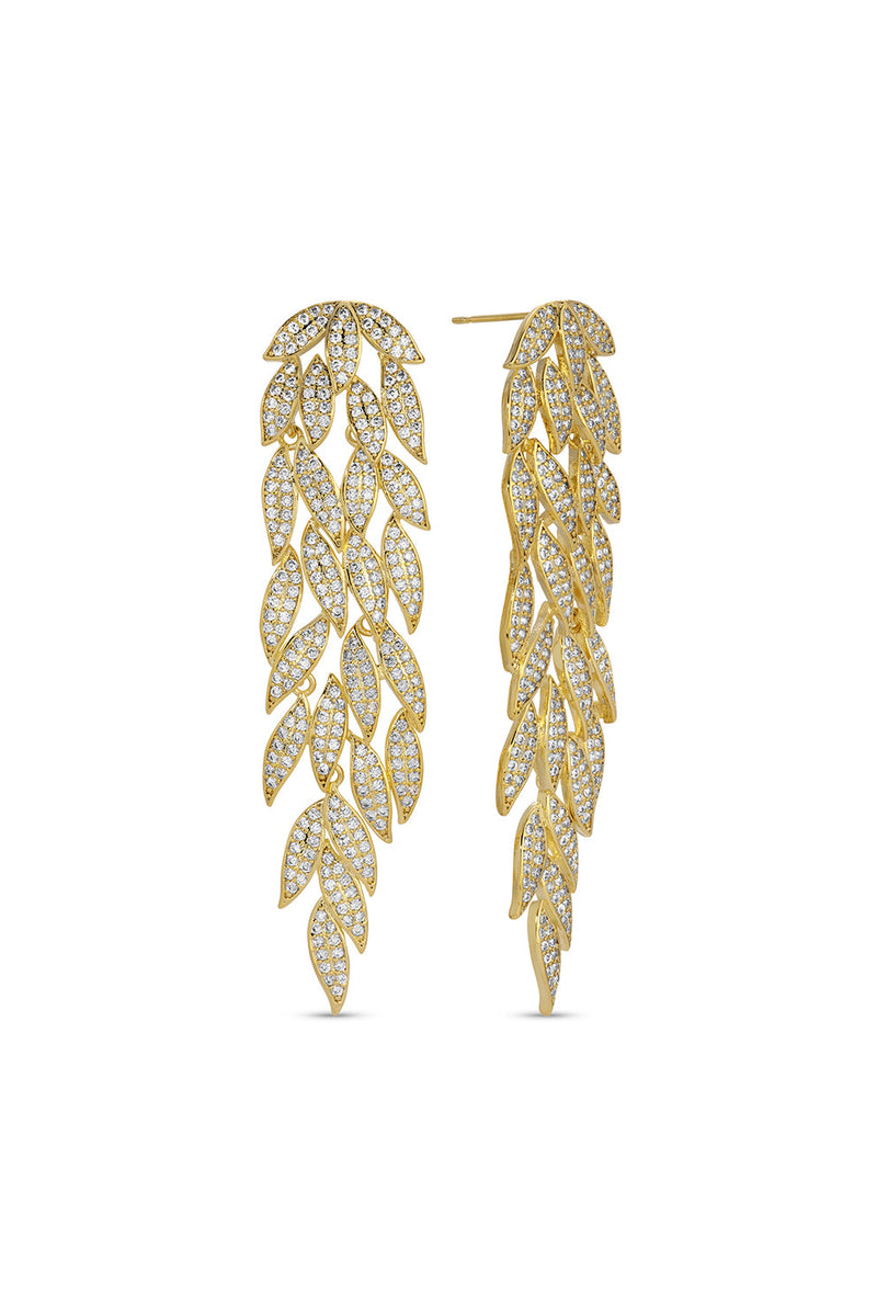 Garden Grove CZ Drop Earrings