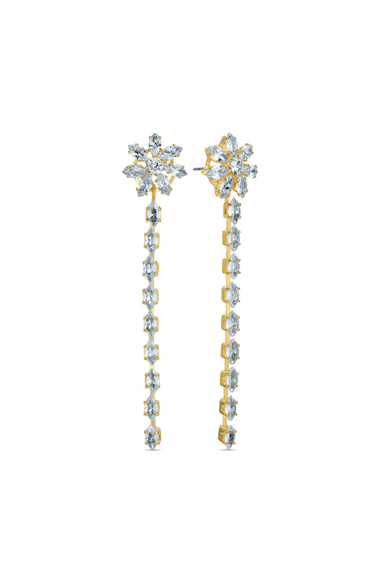 Salem CZ Drop Earrings