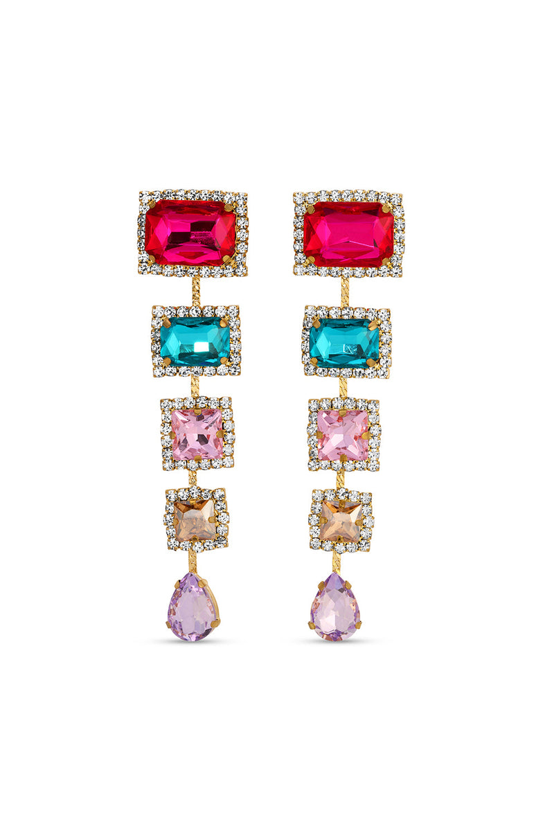 Julie Drop Statement Earrings