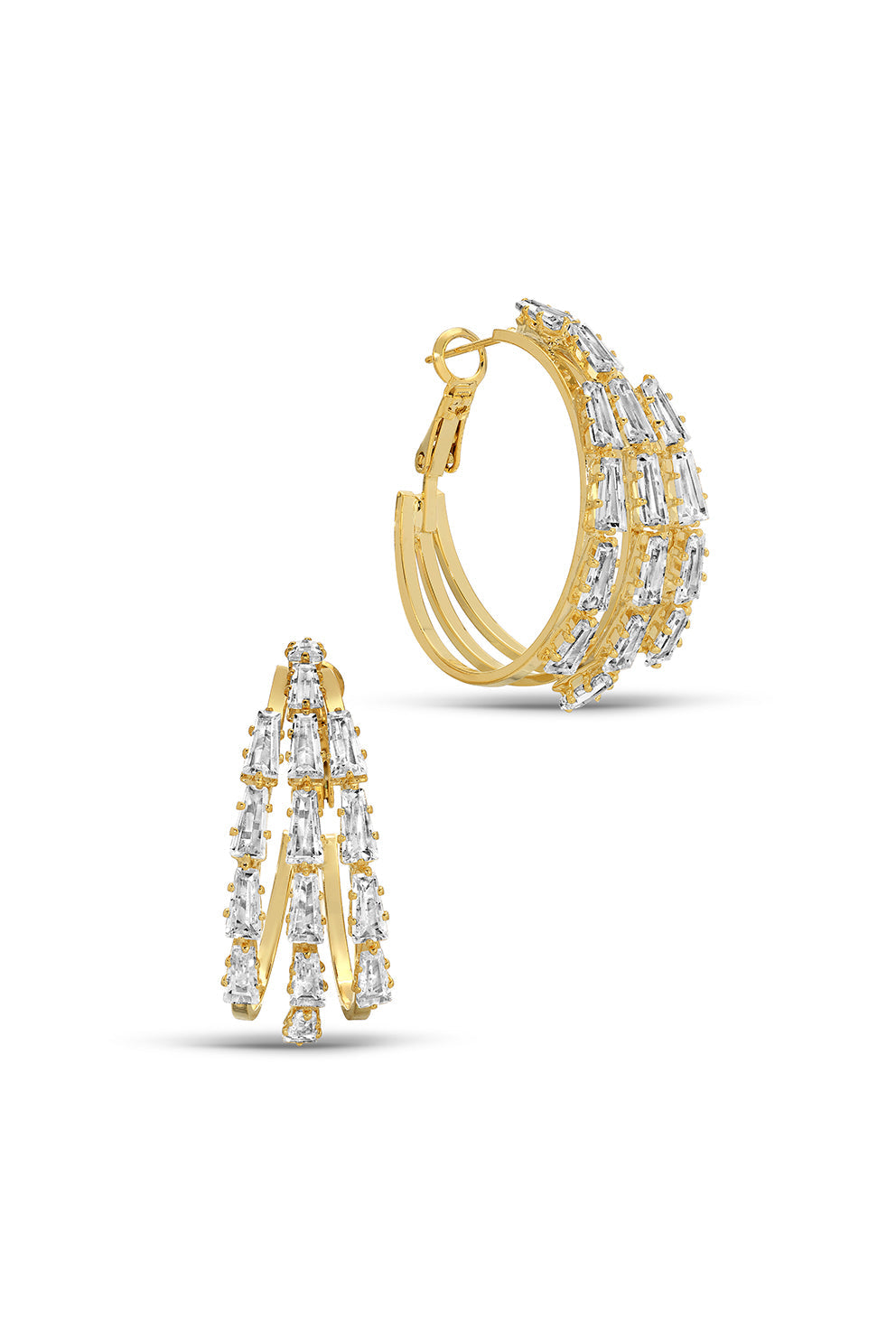 Chandelier Drop CZ Earrings