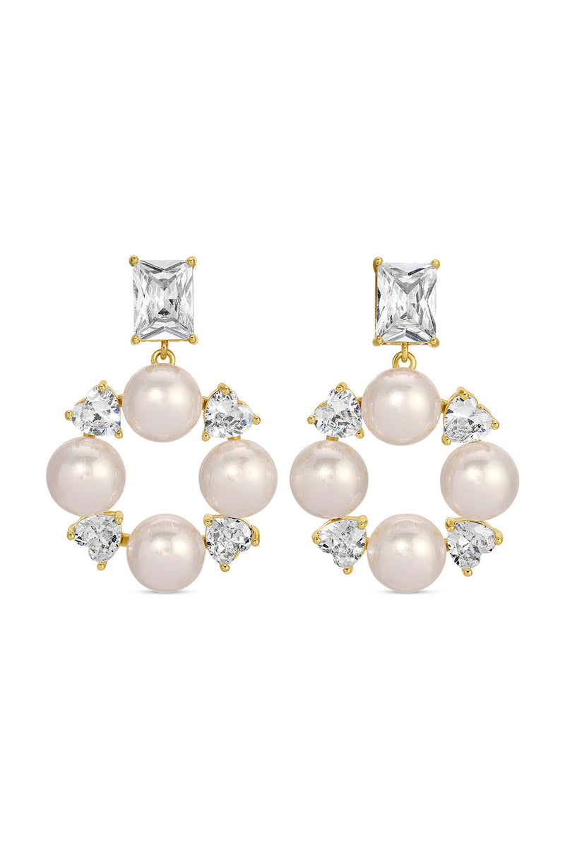 Helen CZ Drop Earrings