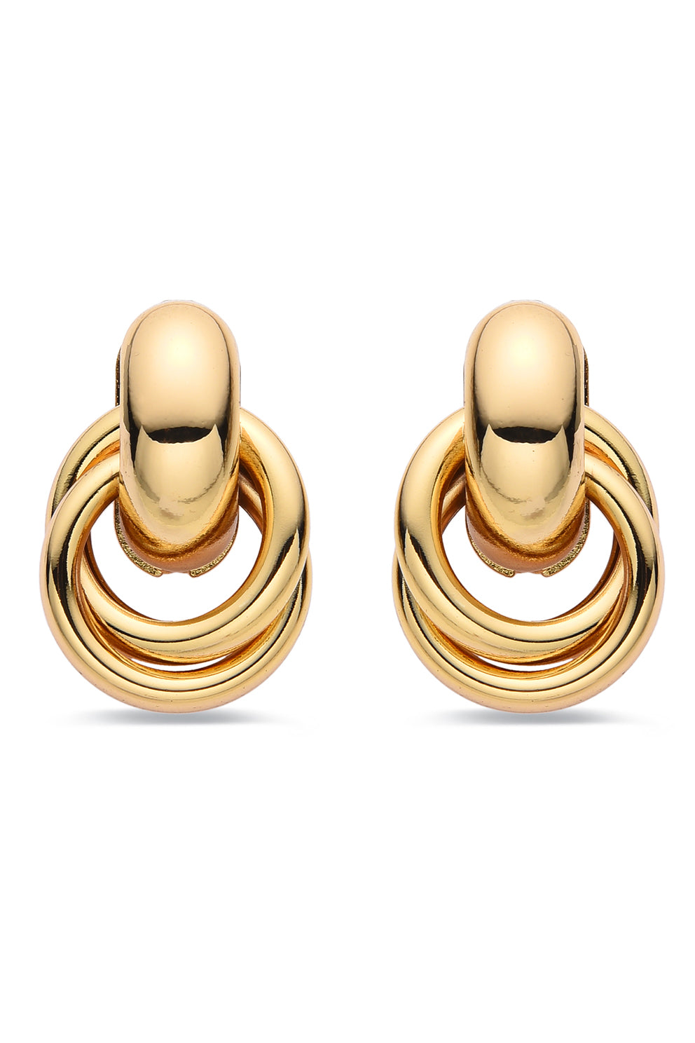 Elise Golden Drop Earrings