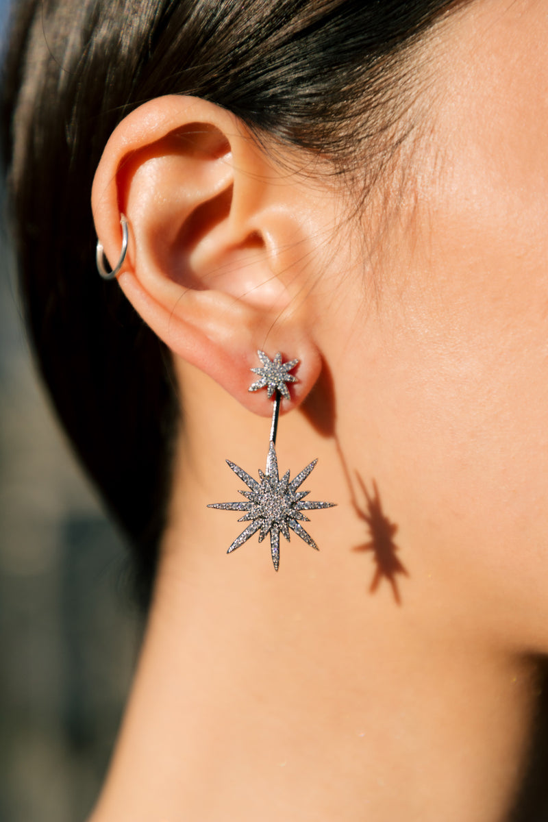 Estrela Earrings - Silver