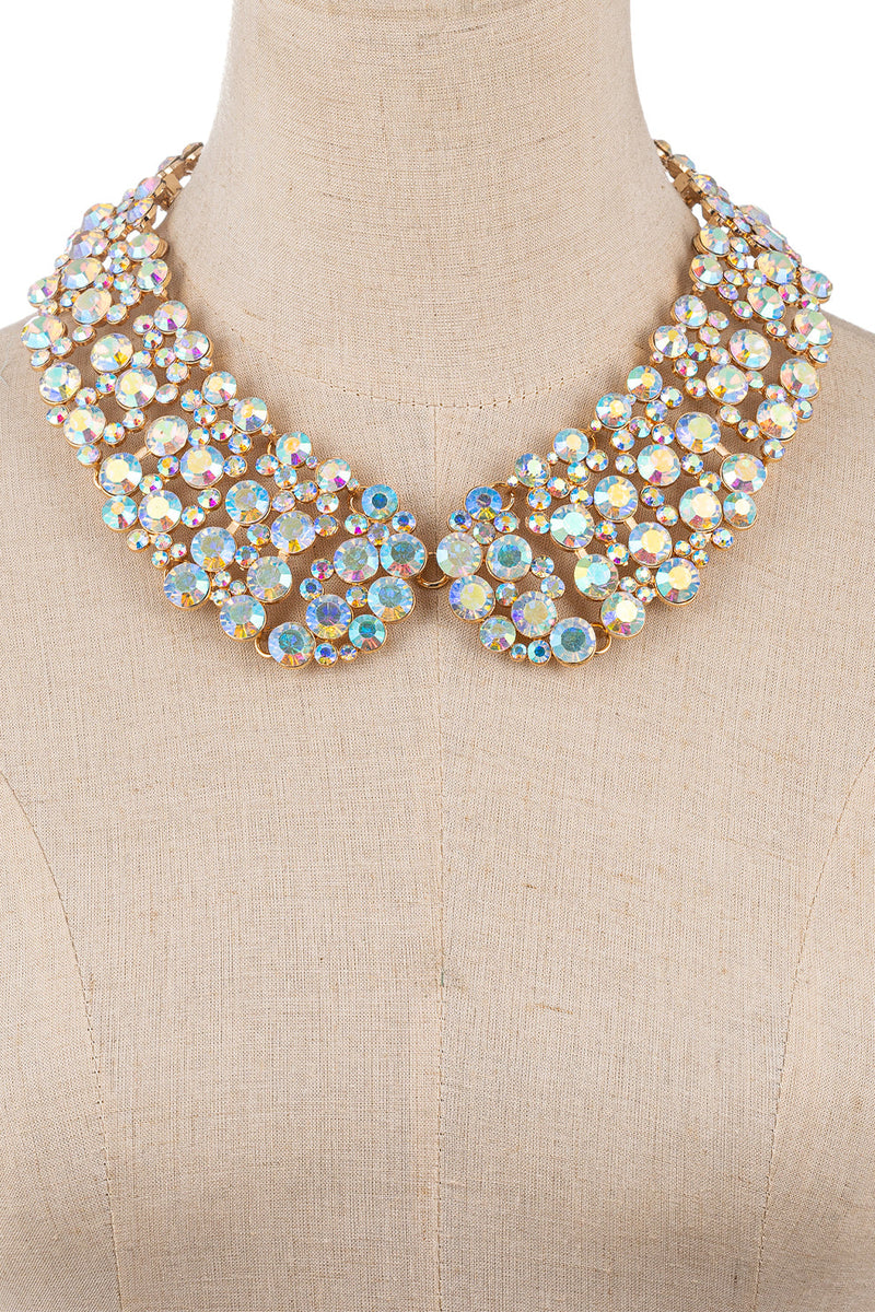 Diana AB Crystal Collar Necklace