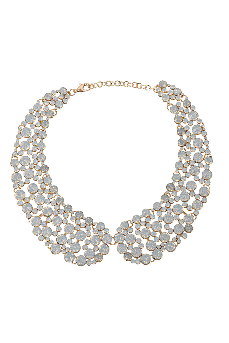 Diana AB White Pearl Collar  Necklace