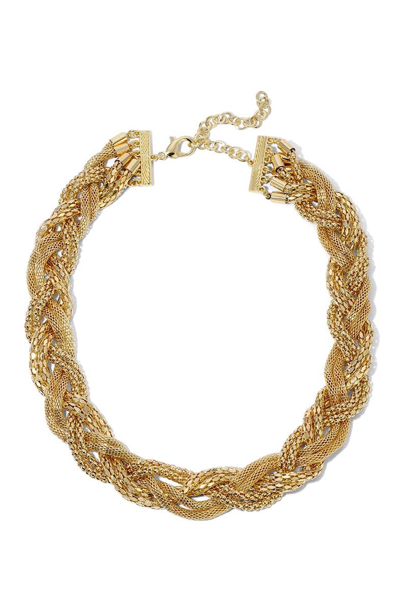 Alba Link Knot Collar Necklace