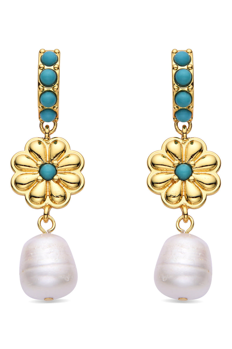 Myla Freshwater Pearl Drop Earrings