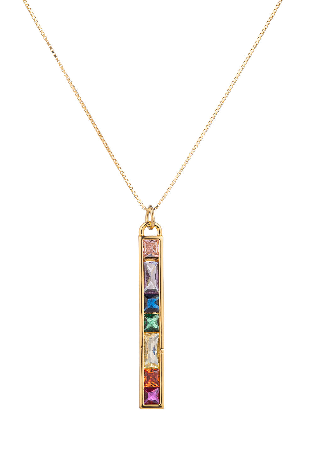 Chakra Pendant Drop Necklace