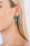 Diana Drop Earrings - Gold/Multi