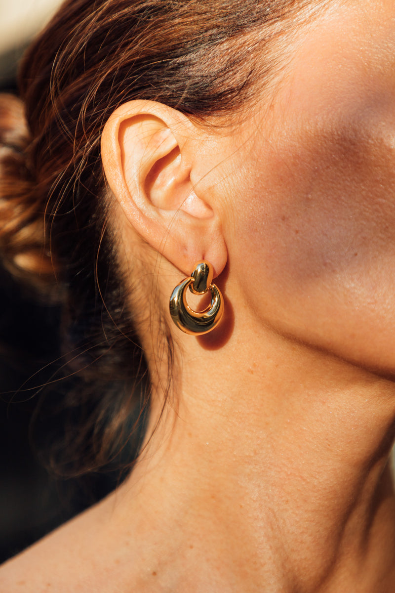 Neda Gold Drop Earrings