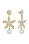 Zasa Starfish Dangle Earrings