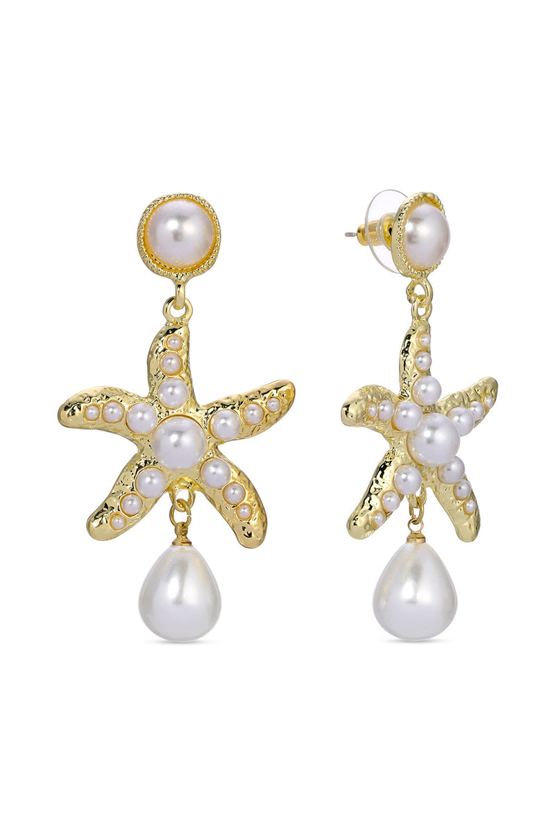 Zasa Starfish Dangle Earrings