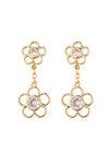 Charlotte Golden Daisy Drop Earring