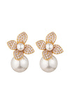 VICTORIA FLORAL CZ EARRING