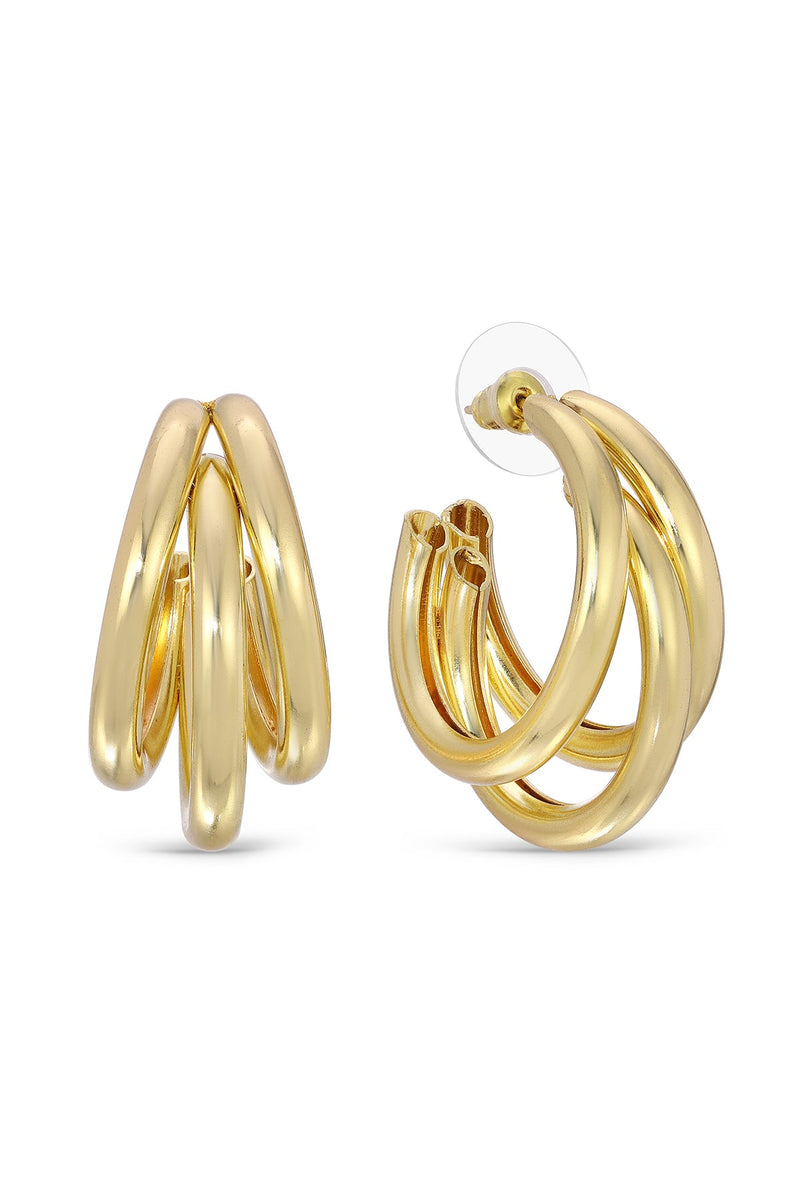 Lola 3 Tier Loop Earrings