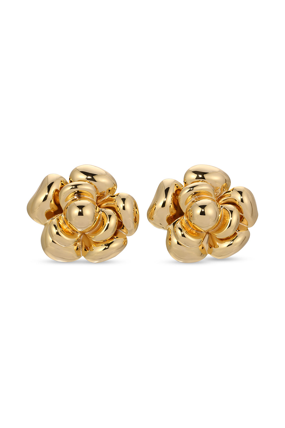 Astrid Golden Flower Earring