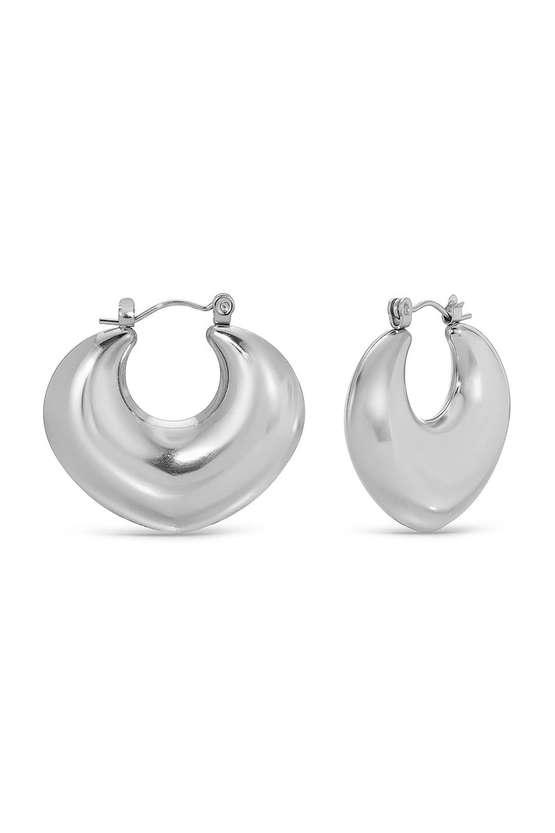 Alice Silver Tone Drop Earring