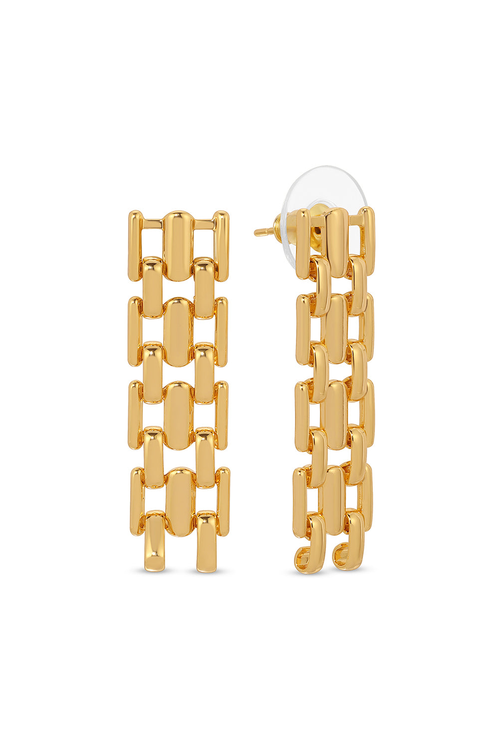 Alma Golden Chain Link Earring