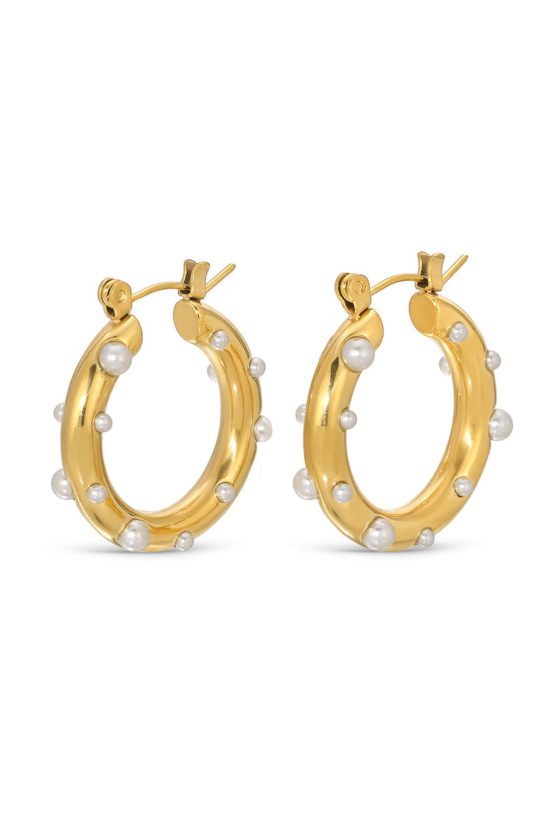 Anna Golden Loop Earring