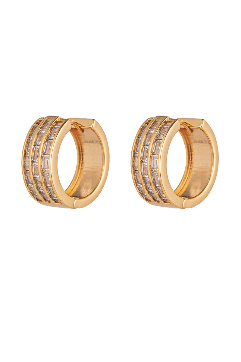 Daphne CZ Cuff Earrings