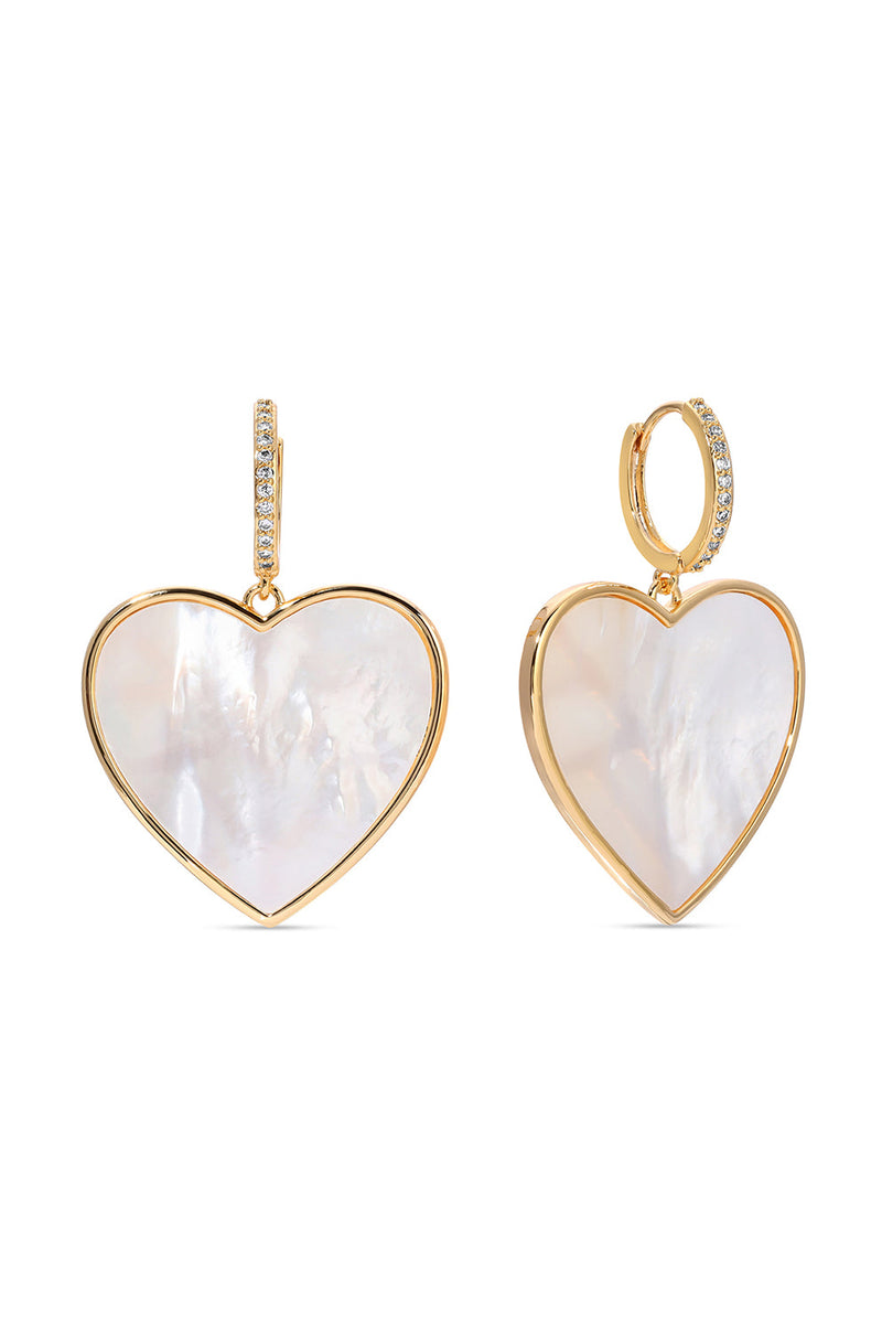 Agnes Heart Drop Earrings