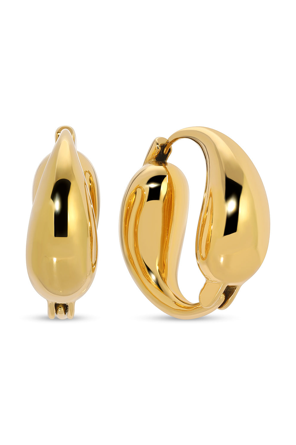 Dolores 14K Gold Plated Loop Earrings