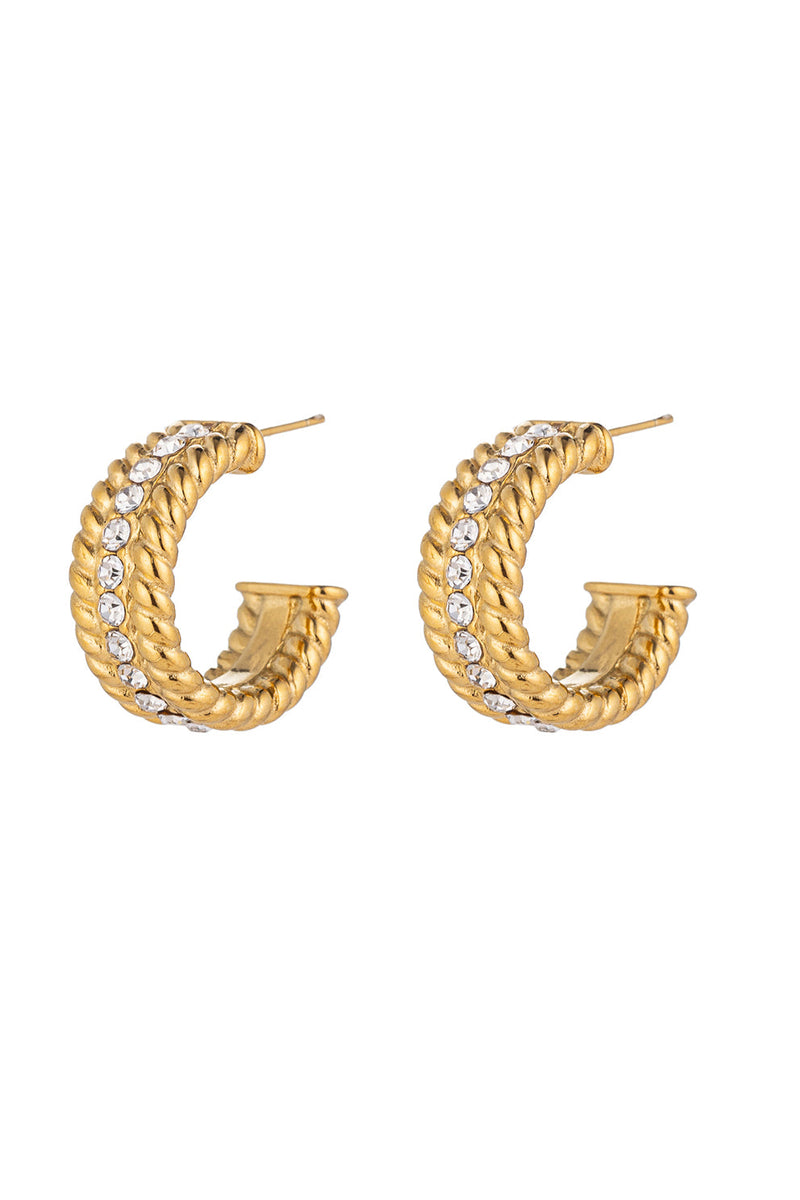 Anat Cuff CZ Earrings