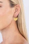 Mirabel Hammered Drop Earrings