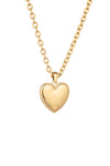 18K Gold Plated Heart Pendant Earring