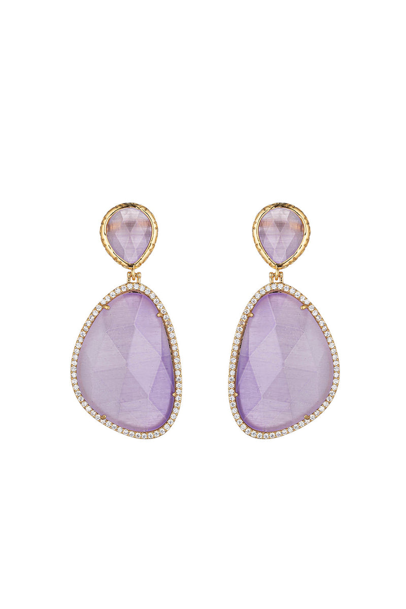 Grace CZ Statement Earrings