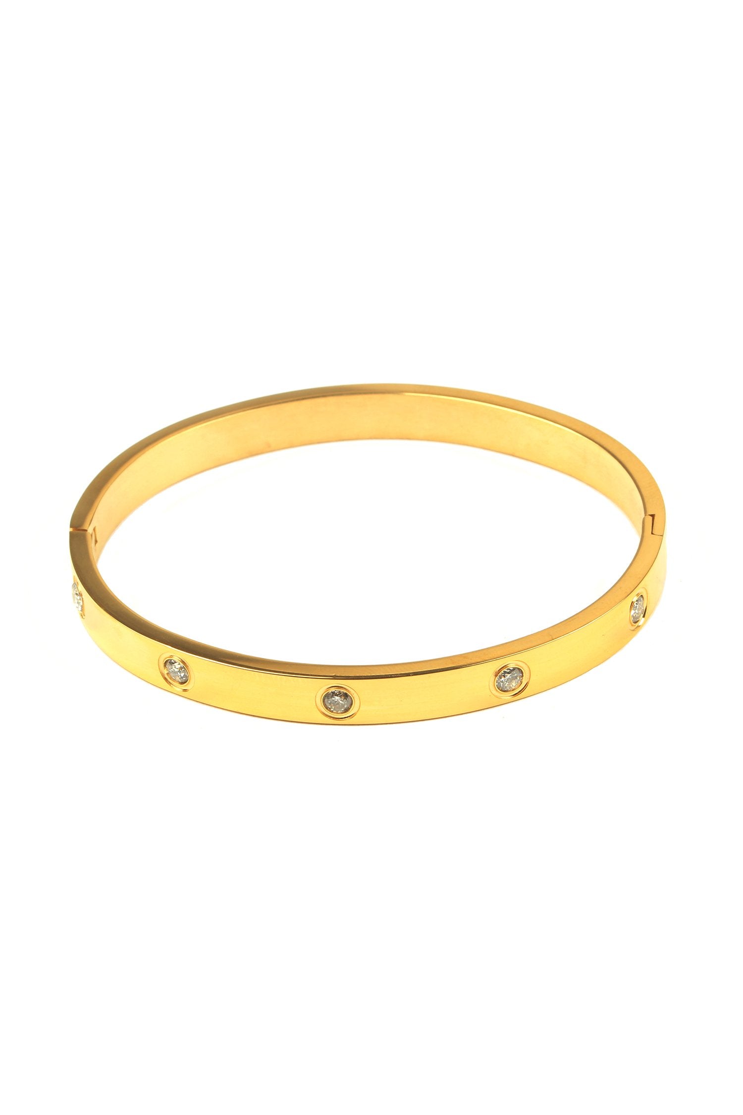 Loop Cuff Bracelet - Gold