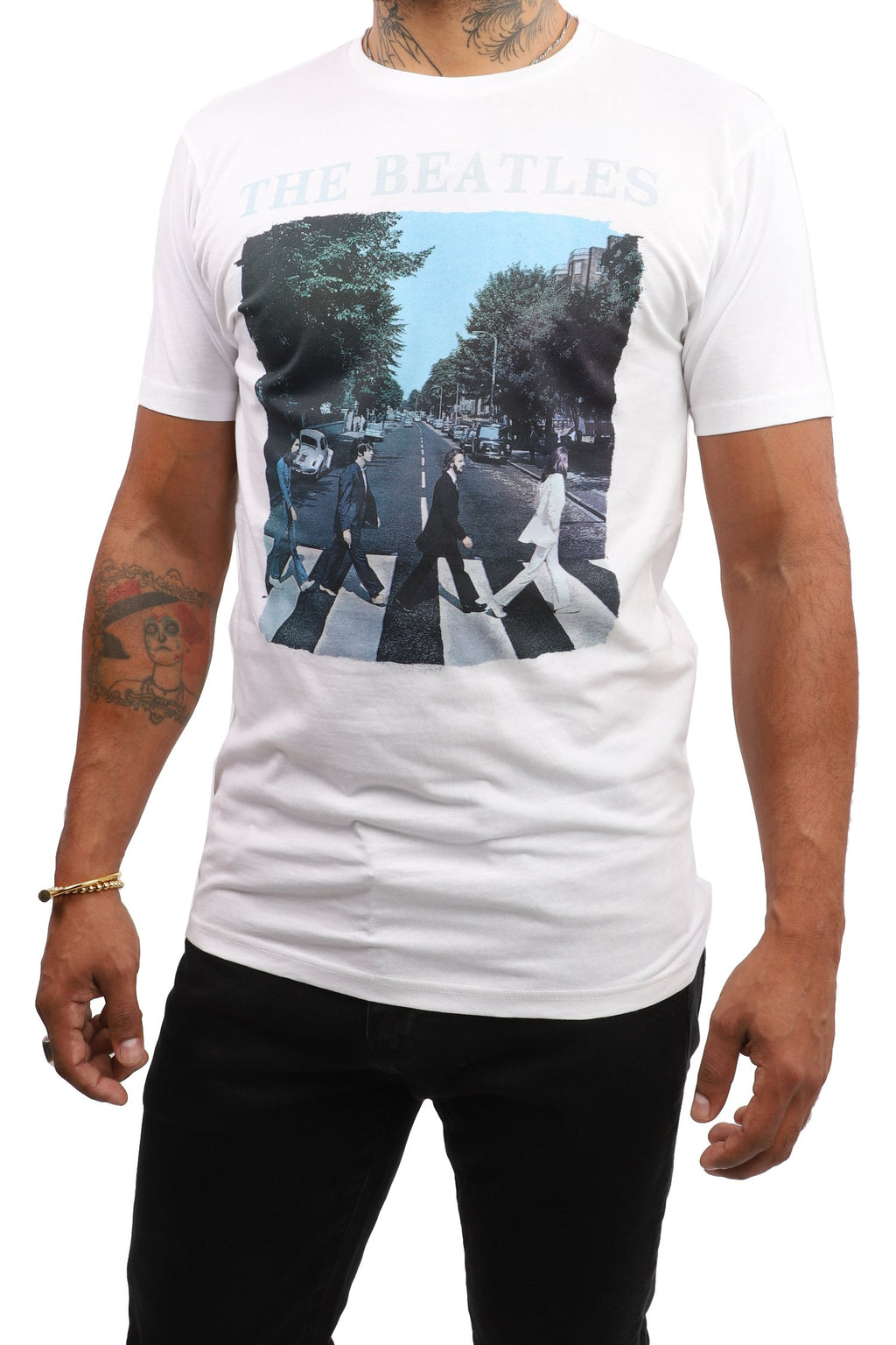 The Beatles T-Shirt - Abbey White – Angeles Road Los Eye - Candy